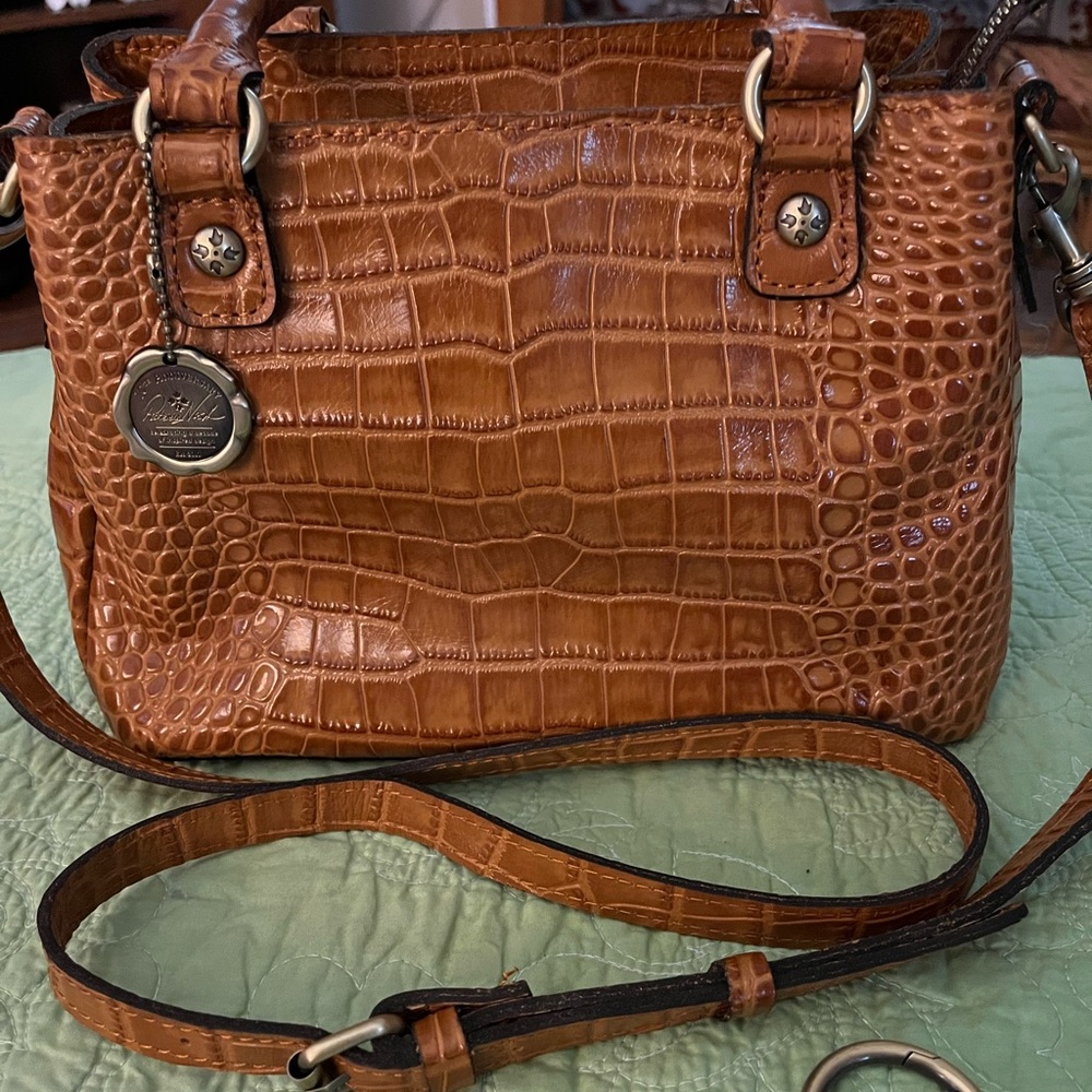 Patricia Nash bag - style is Norcia distressed vintage croc collection